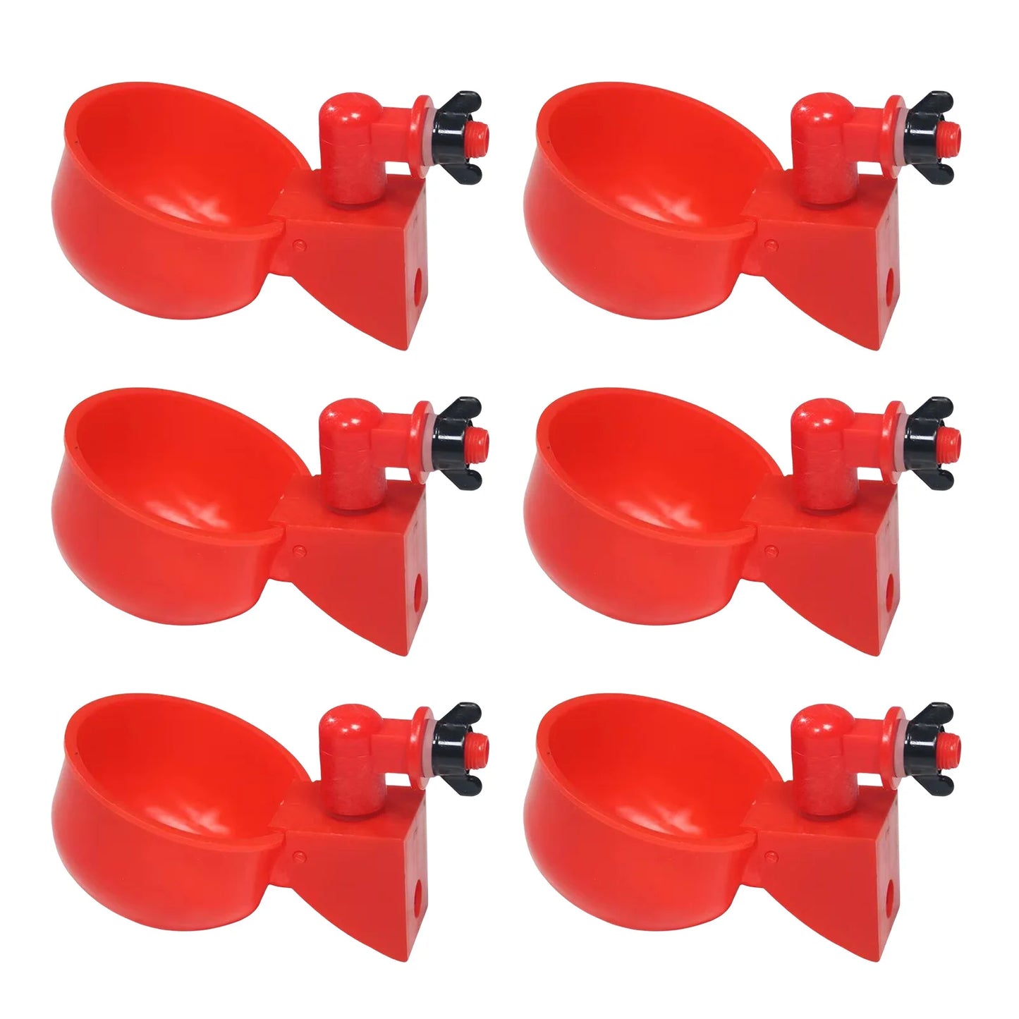 6pcs Poultry Feeder Drinker