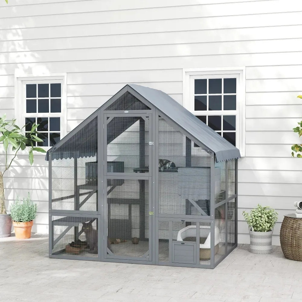 Large Catio Outdoor Cat Enclosure