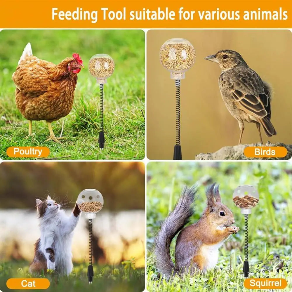 2pcs Chicken Swing Feeder