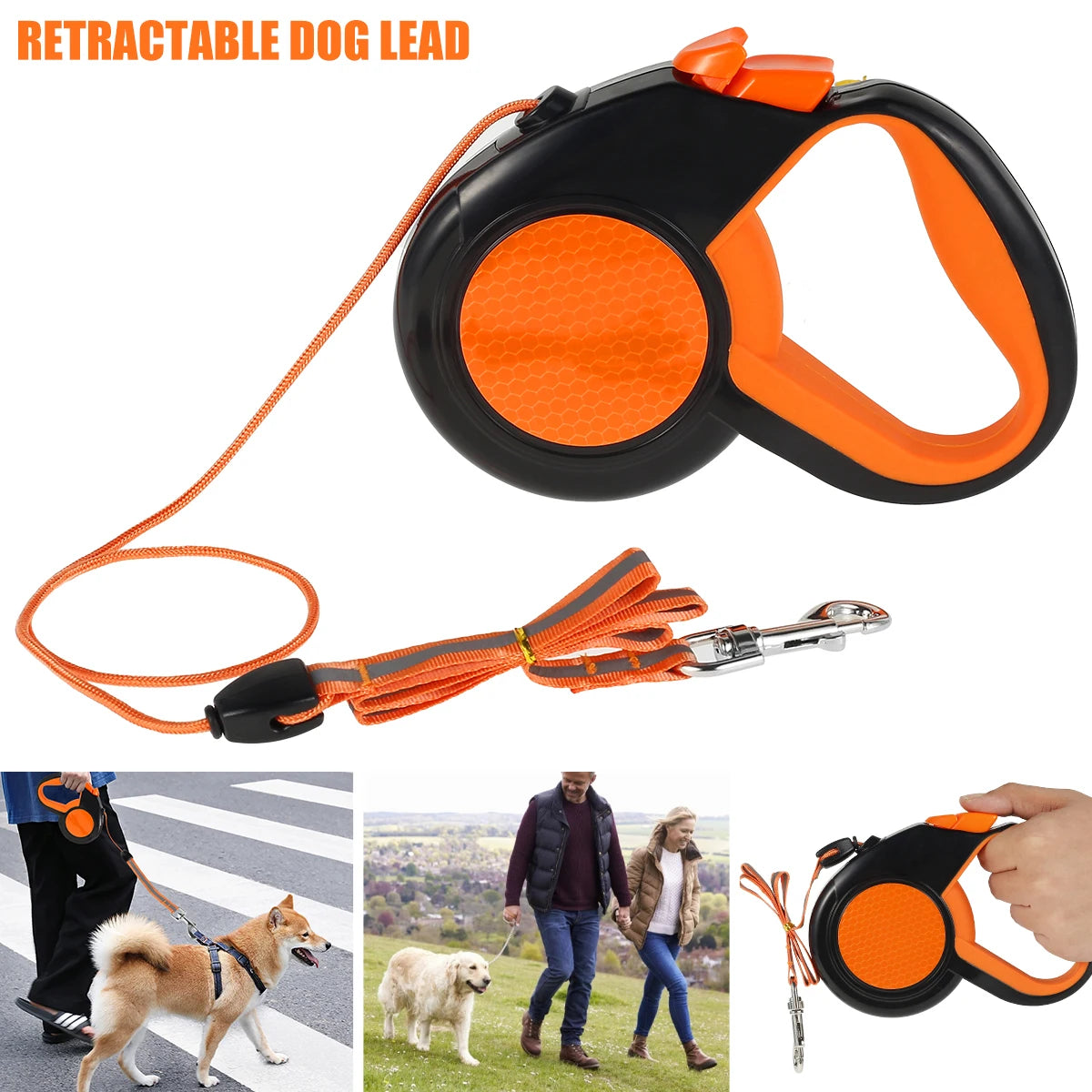 8M Retractable Dog Lead