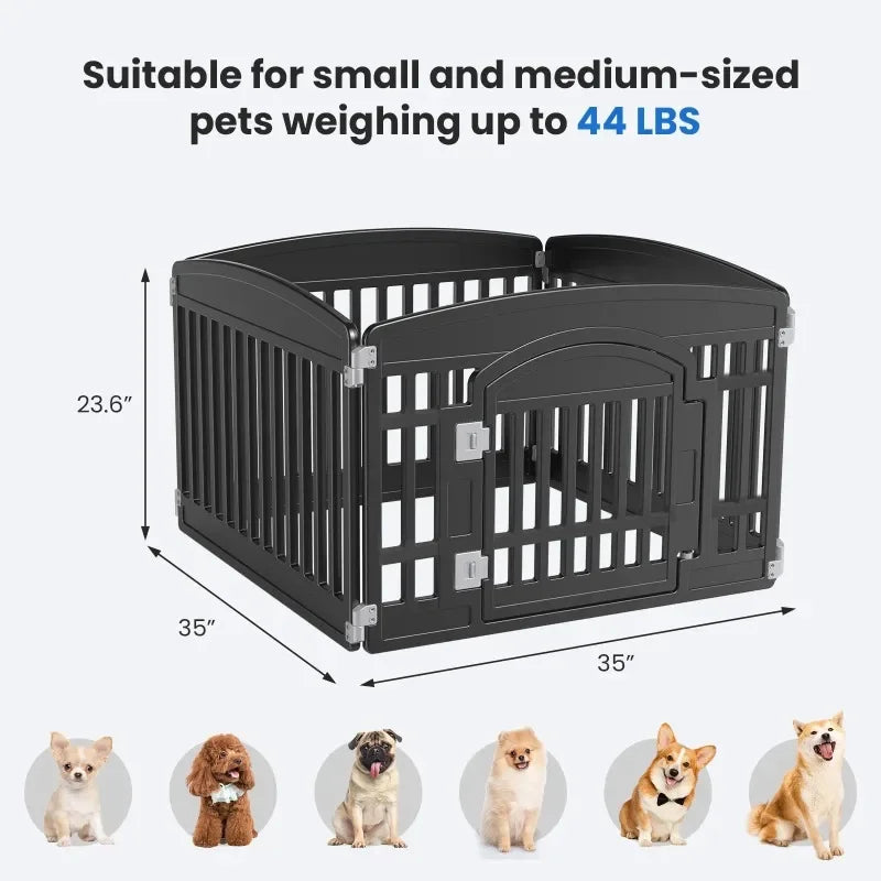 CONCETTA Plastic Dog Playpen