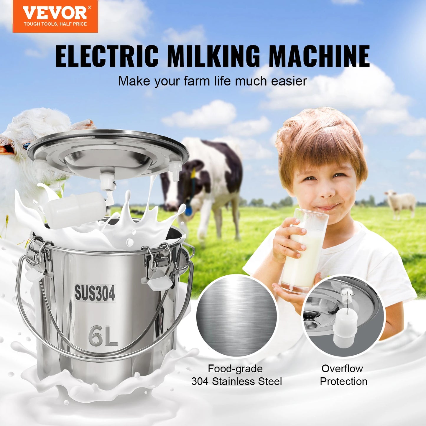 VEVOR Goat Milking Machine
