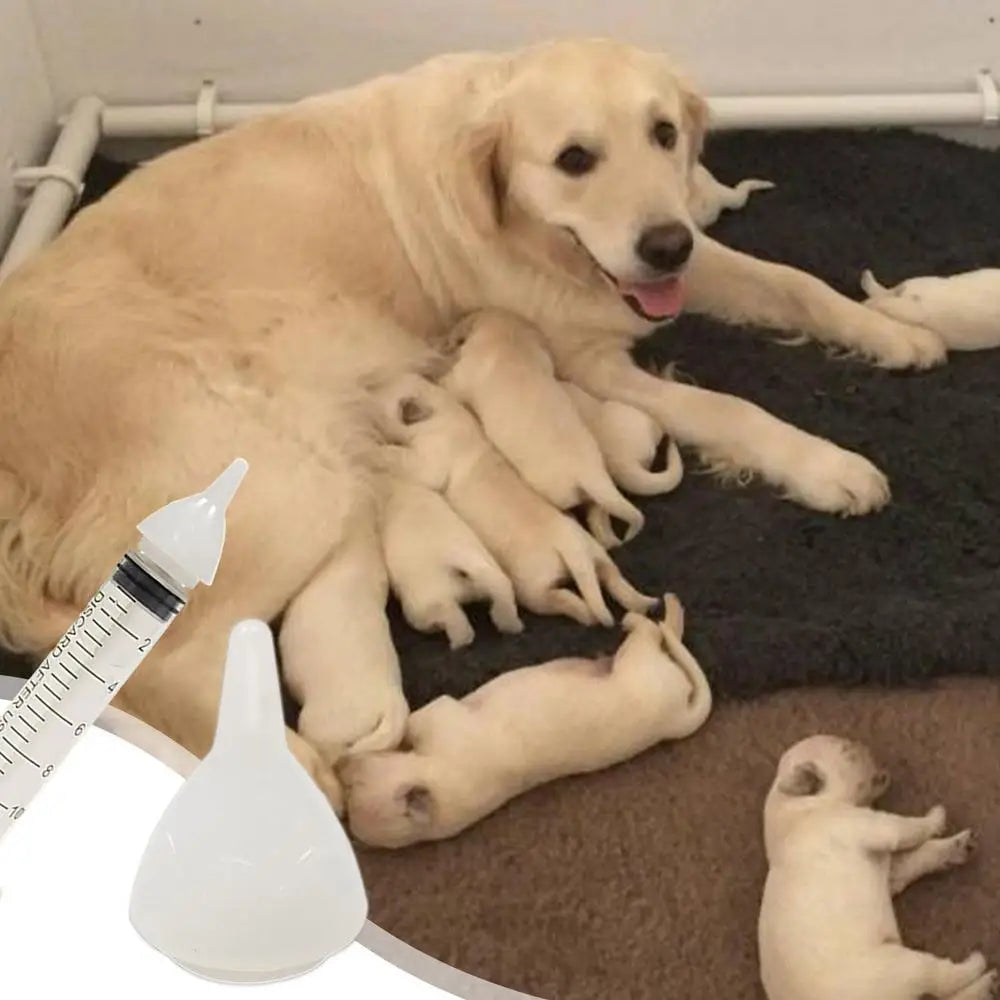Universal Pet Feeding Nipple White