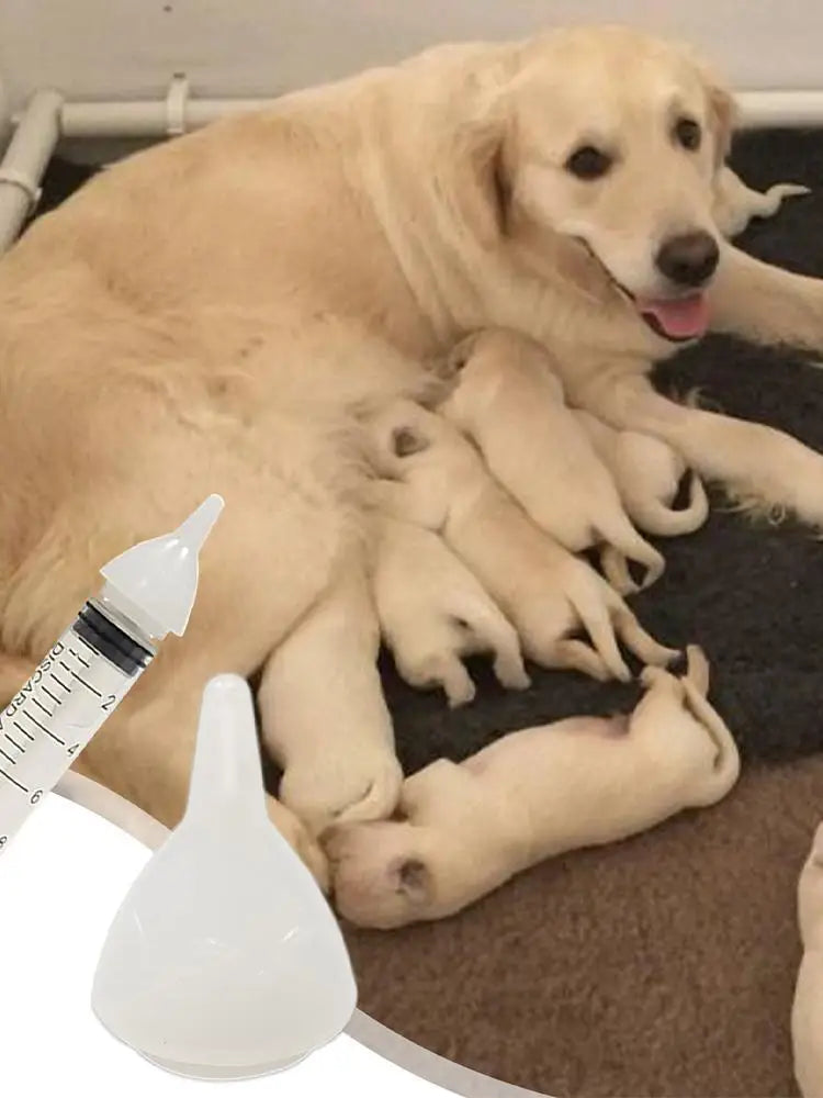 Universal Pet Feeding Nipple White