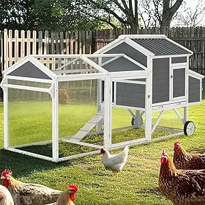 U-MAX 95" Chicken Coop with Wheels