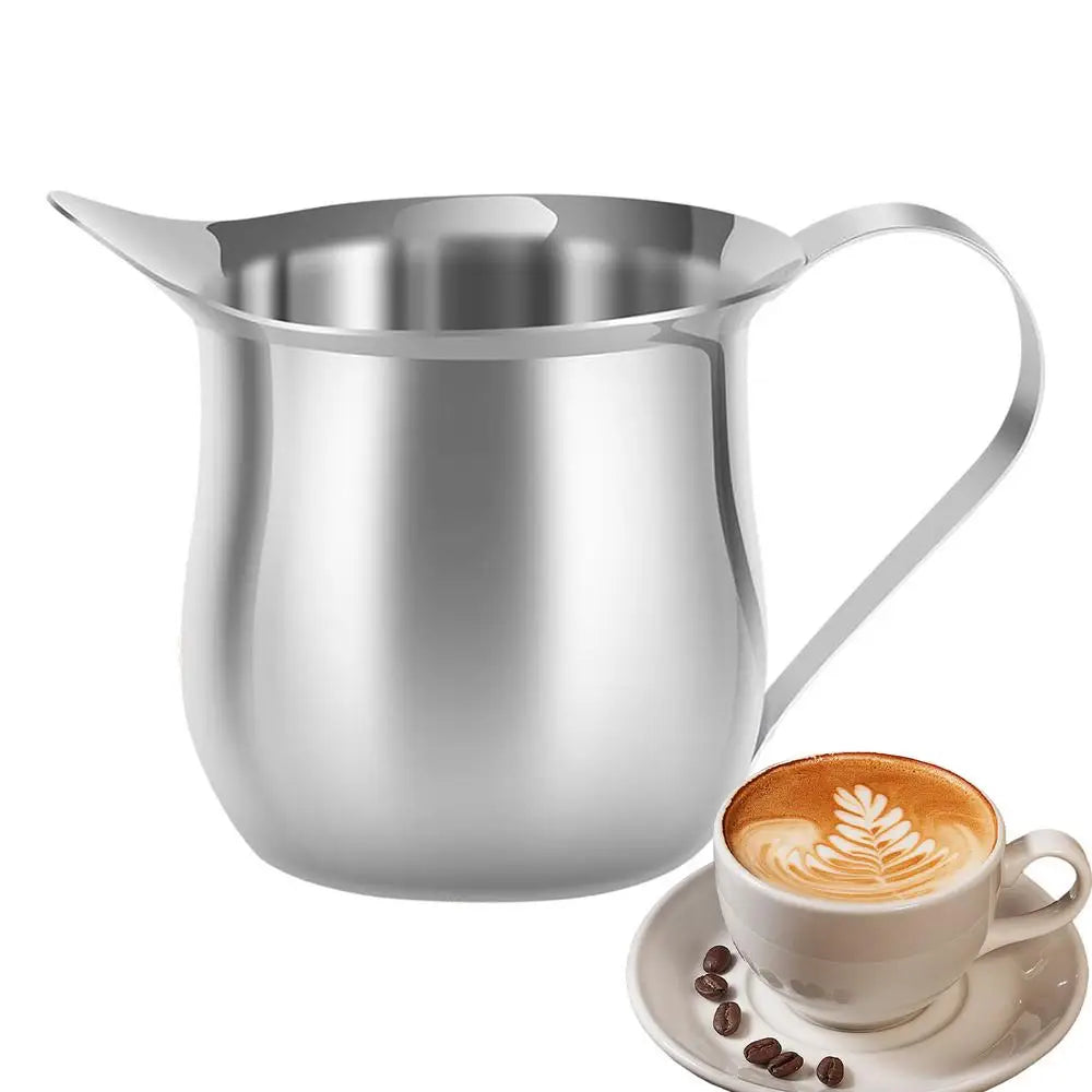 Stainless Steel Small Bell-Shaped Milk Frothing Pitcher