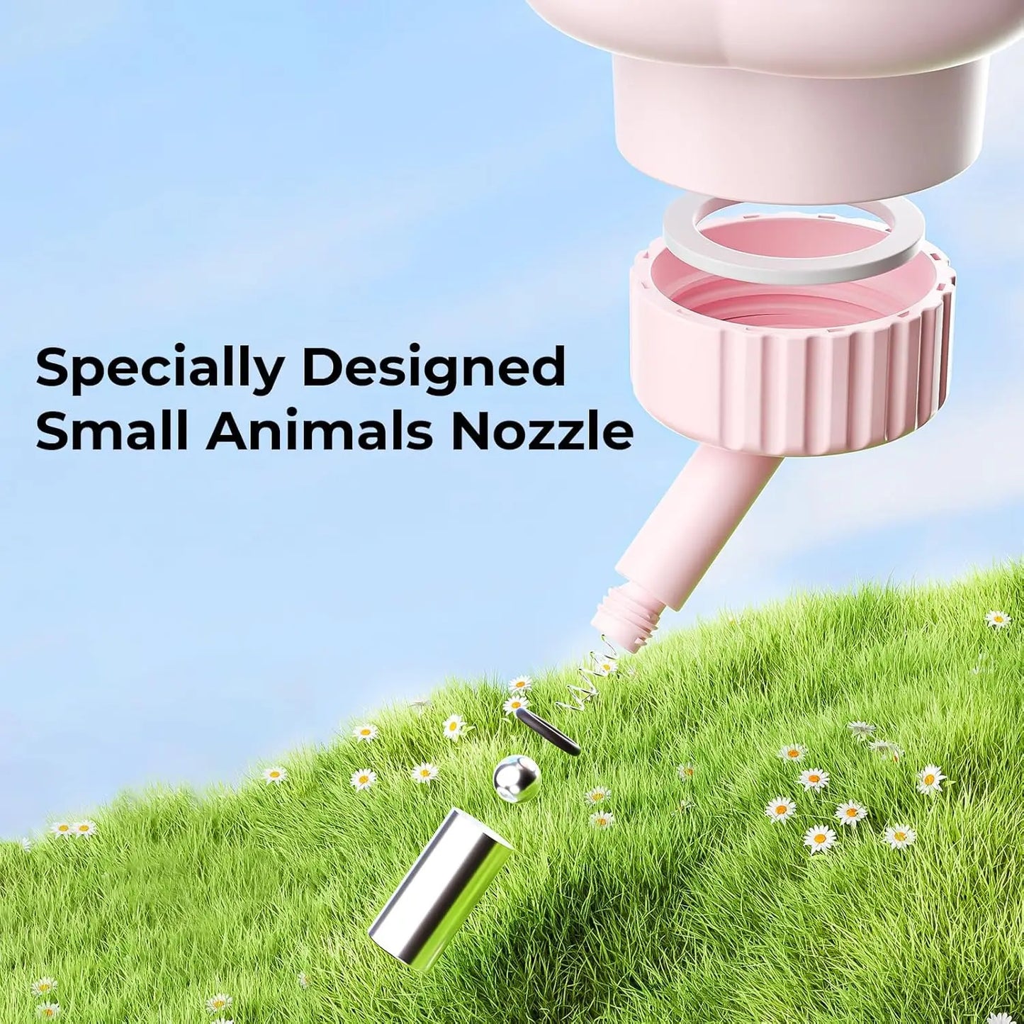 Pet Water Bottle for Cage Crate