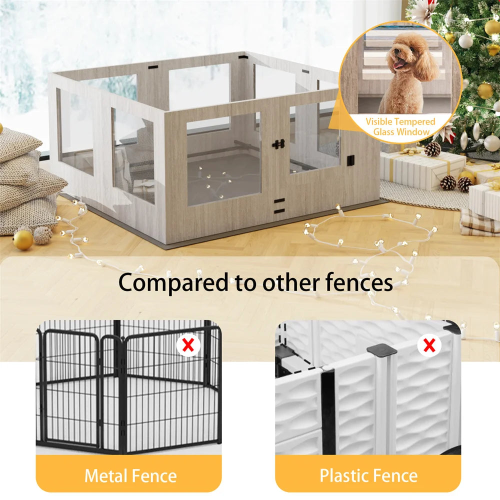 Large 8/14 Panels Dog Whelping Box