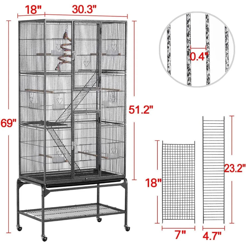 69-Inch Extra Large Bird Cage
