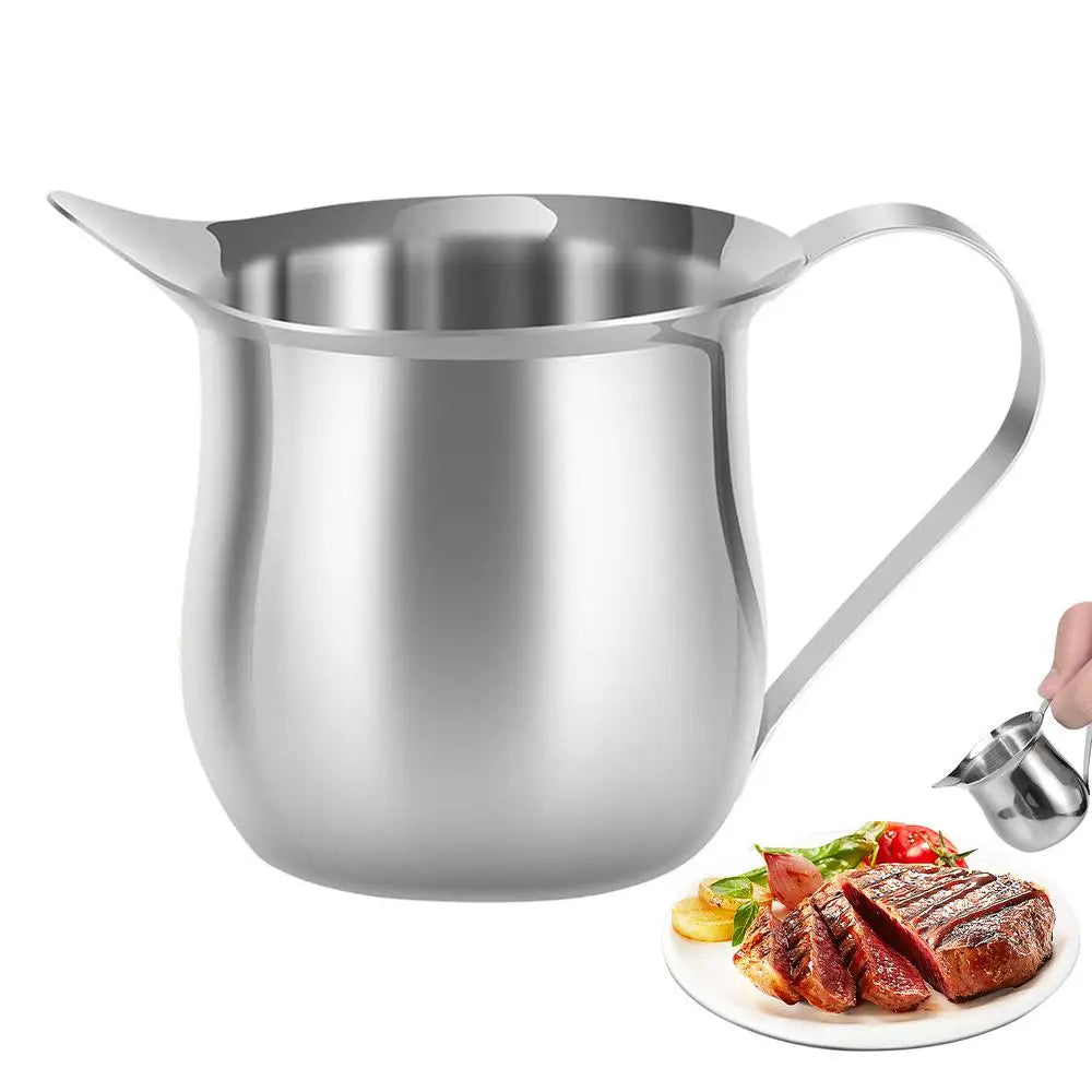Stainless Steel Small Bell-Shaped Milk Frothing Pitcher