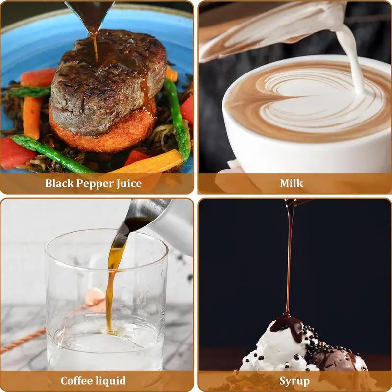 Stainless Steel Small Bell-Shaped Milk Frothing Pitcher