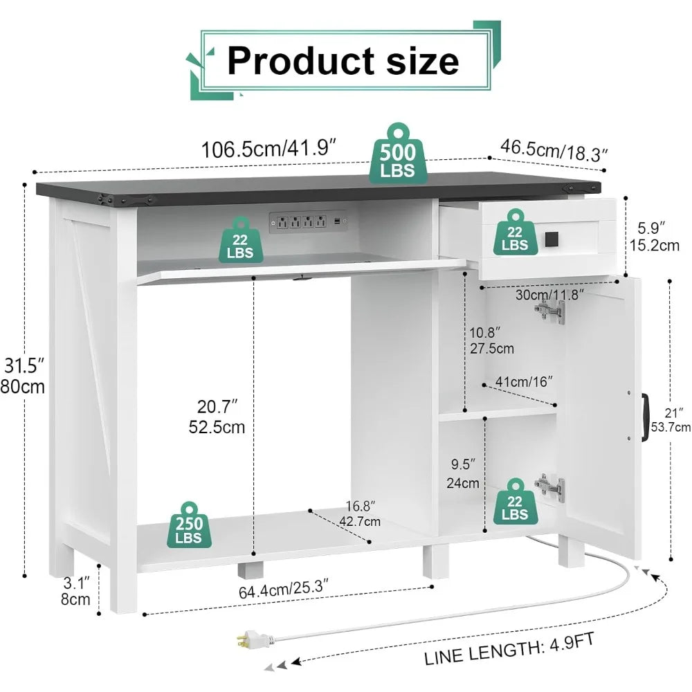 40 Gallon Aquarium Stand With Charging Station