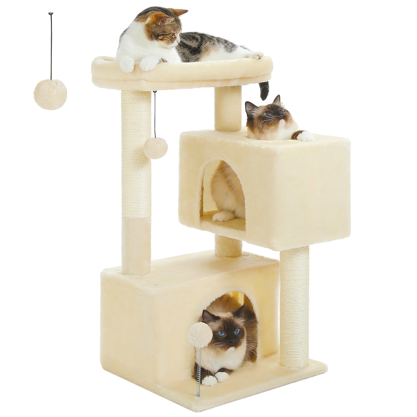 Cat Tree Tower with Detachable Top Perch
