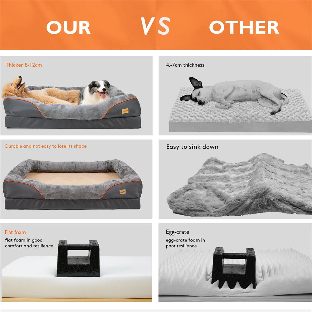 Jumbo Large Orthopedic Dog Bed