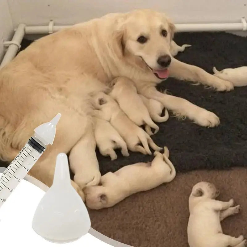 Universal Pet Feeding Nipple White