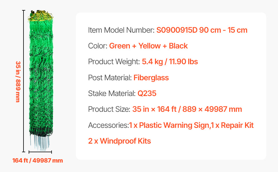 SucceBuy Electric Fence Netting