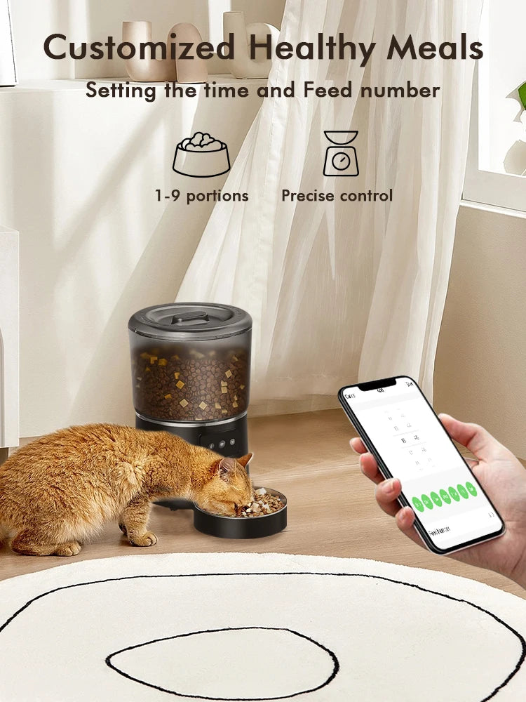 NPET 4L Automatic smart pet feeder