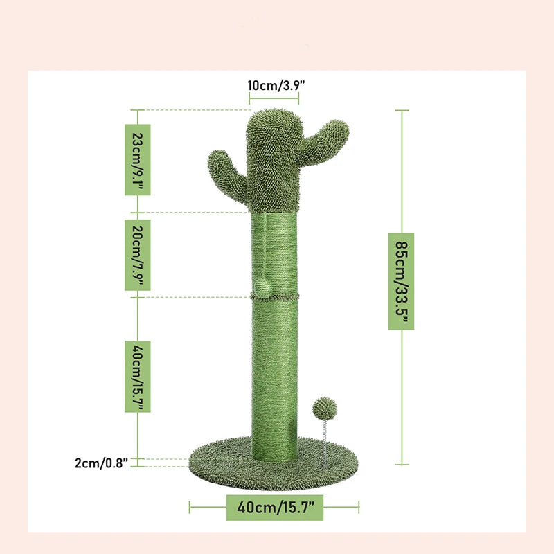 Cute Cactus Pet Cat Tree