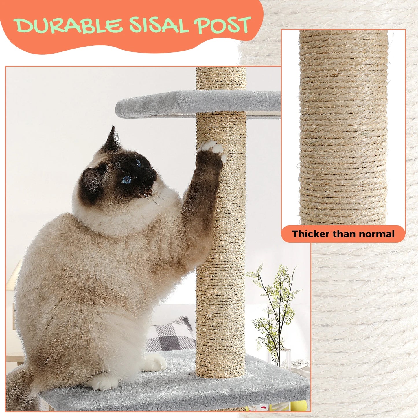 Cat Tree Condo Scratching Post
