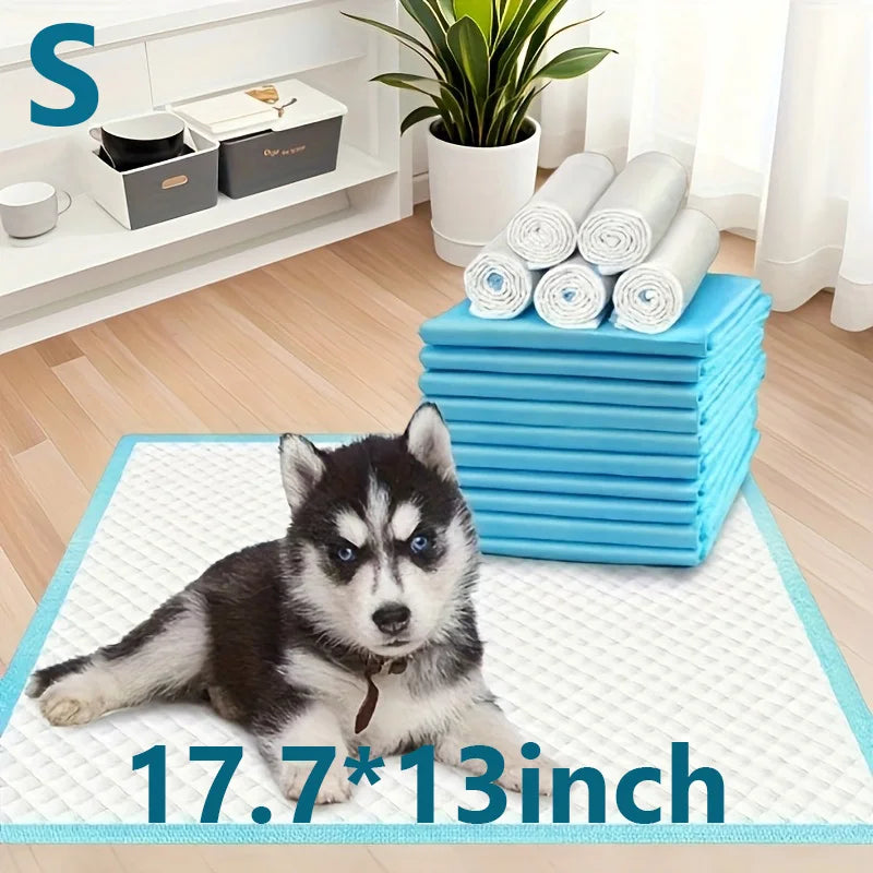 100Pcs Super Absorbent Disposable Pet Urine Pads
