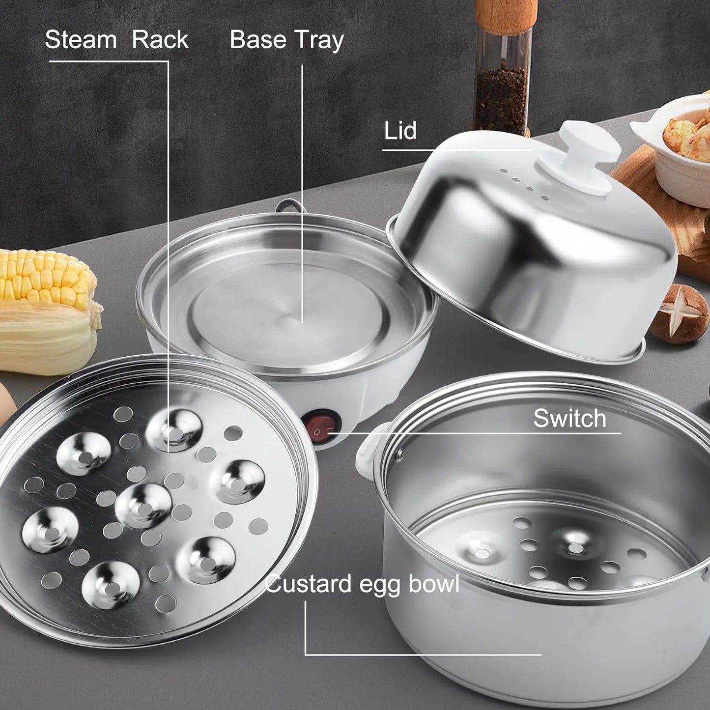 14 Egg Electric Egg Cooker