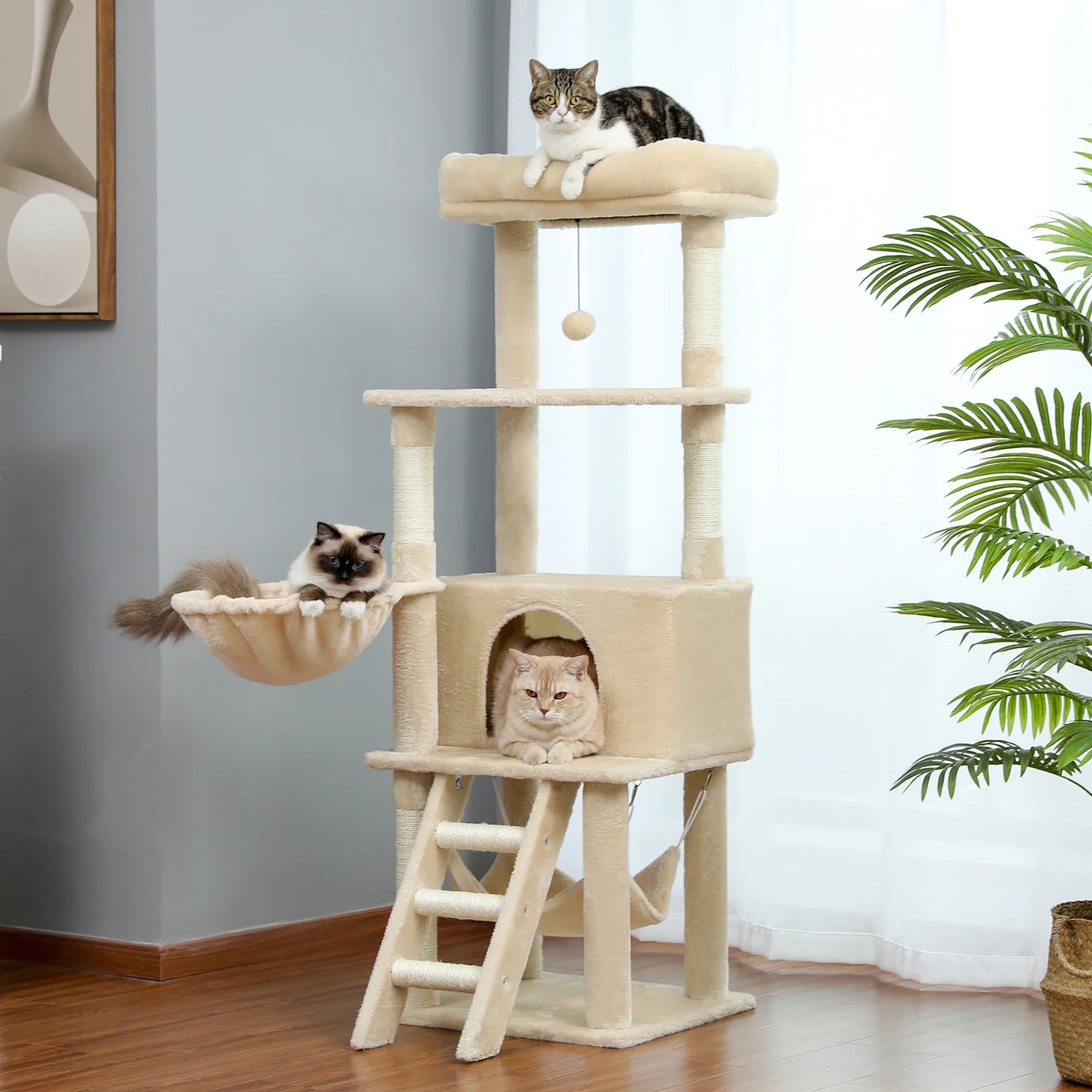 Pet Cat Tree House Condo