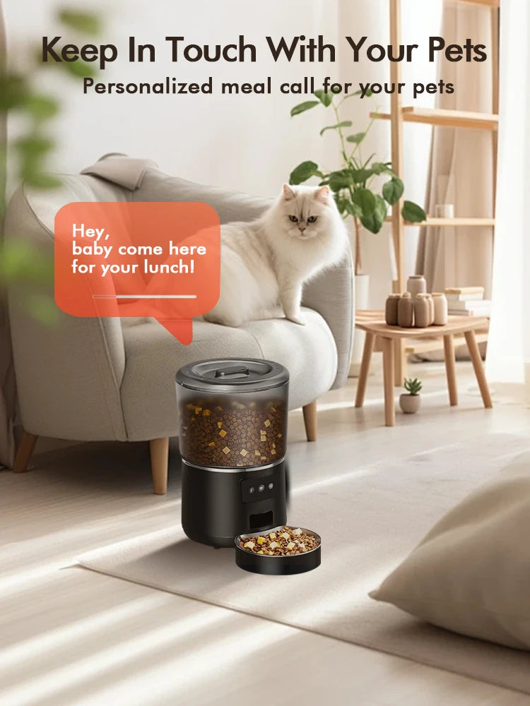 NPET 4L Automatic smart pet feeder