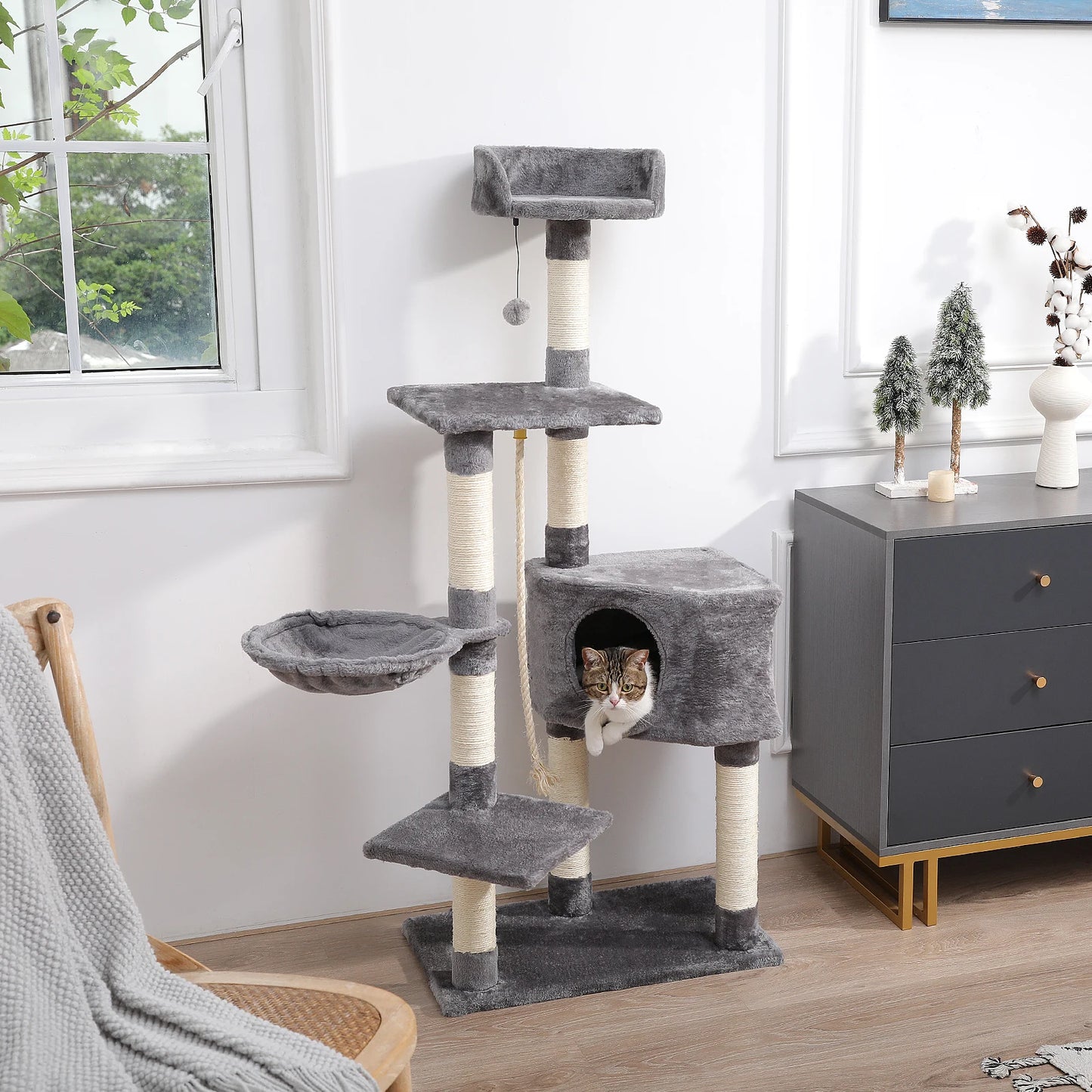 Pet Cat Tree House Condo