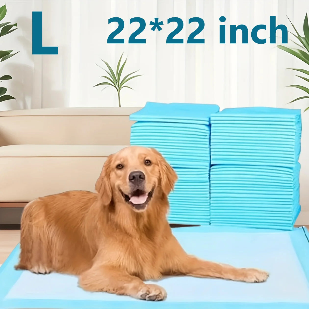 100Pcs Super Absorbent Disposable Pet Urine Pads