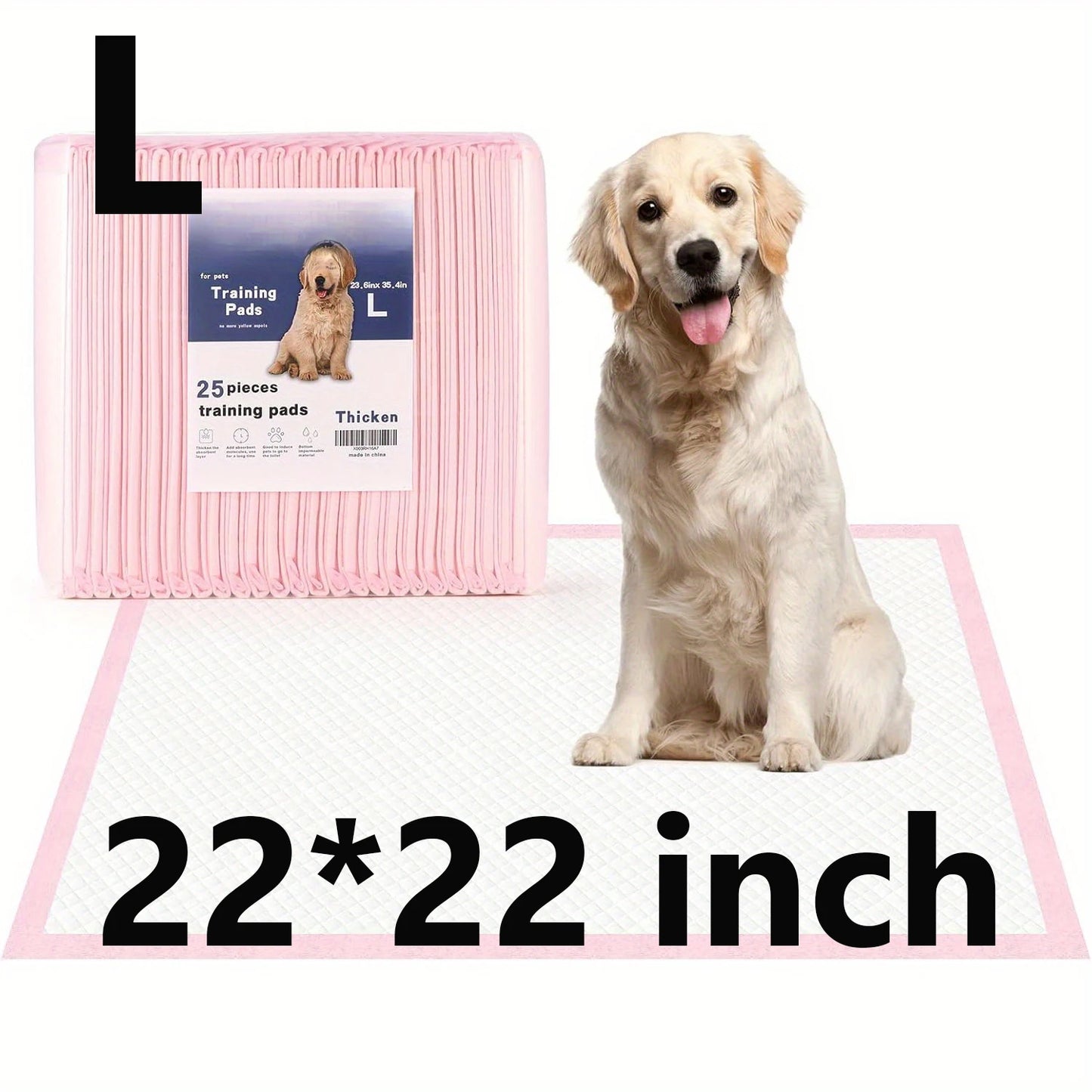 100Pcs Super Absorbent Disposable Pet Urine Pads