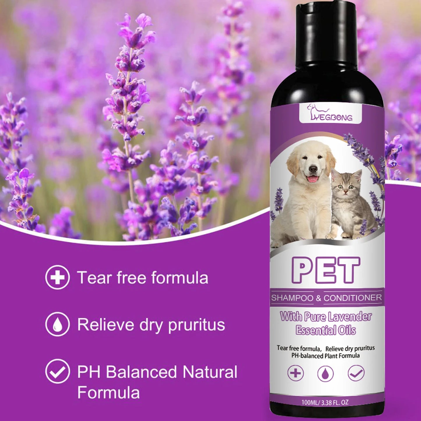 Yegbong 100ml Pet Shampoo Conditioner