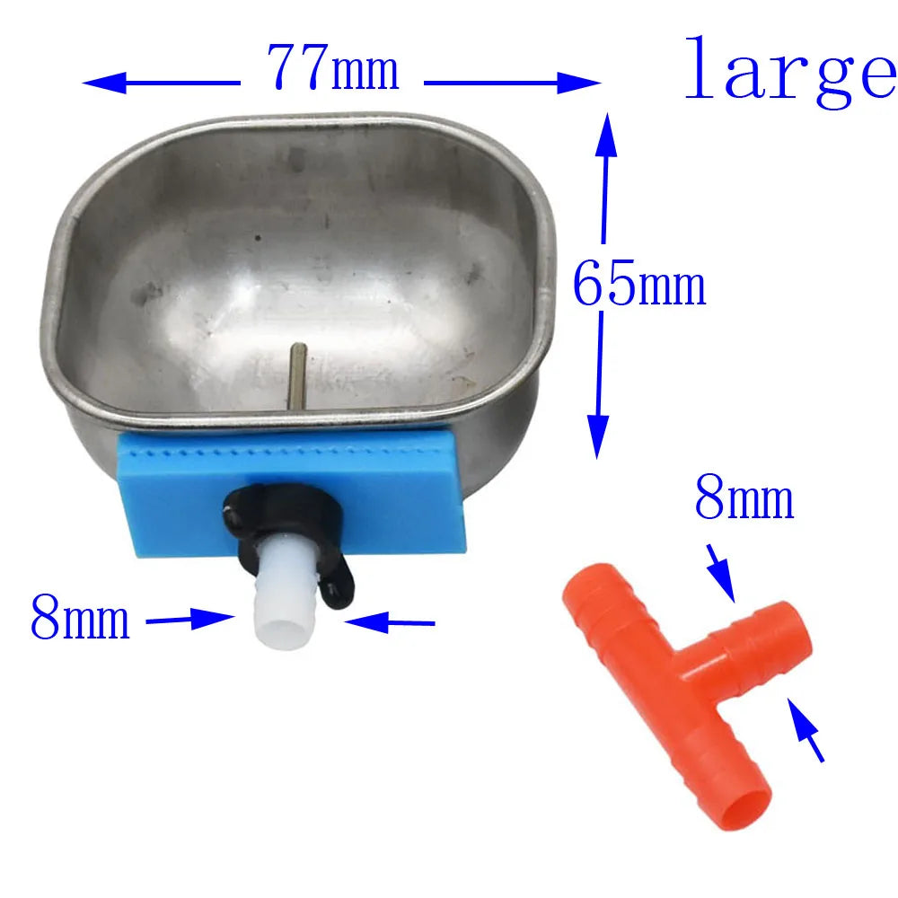 Stainless Steel Rabbit Water Bowl