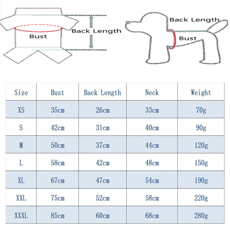 Reflective Big Dog Clothes