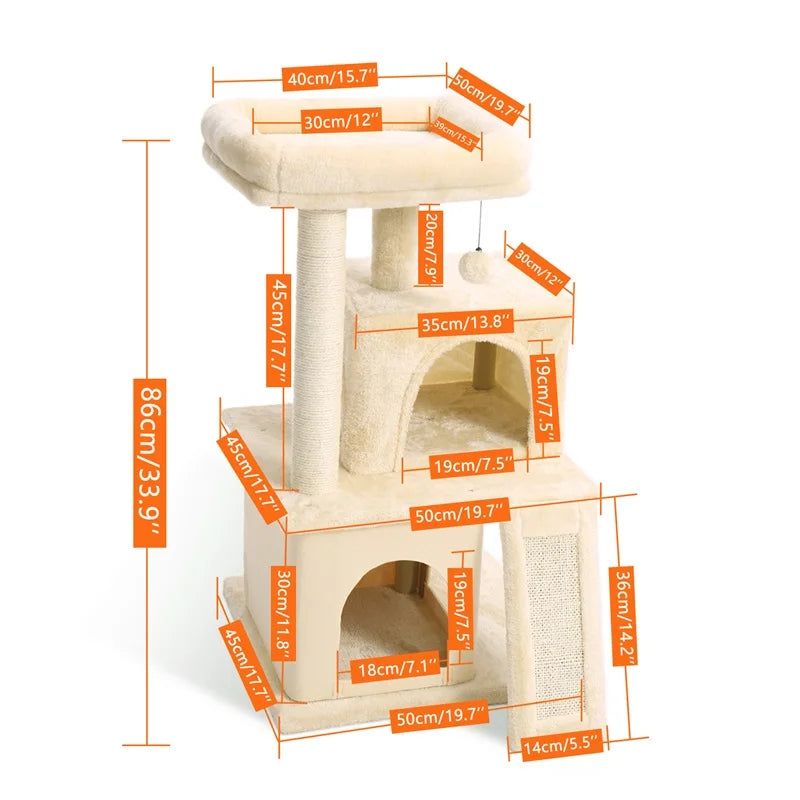 Pet Cat Tree Tower