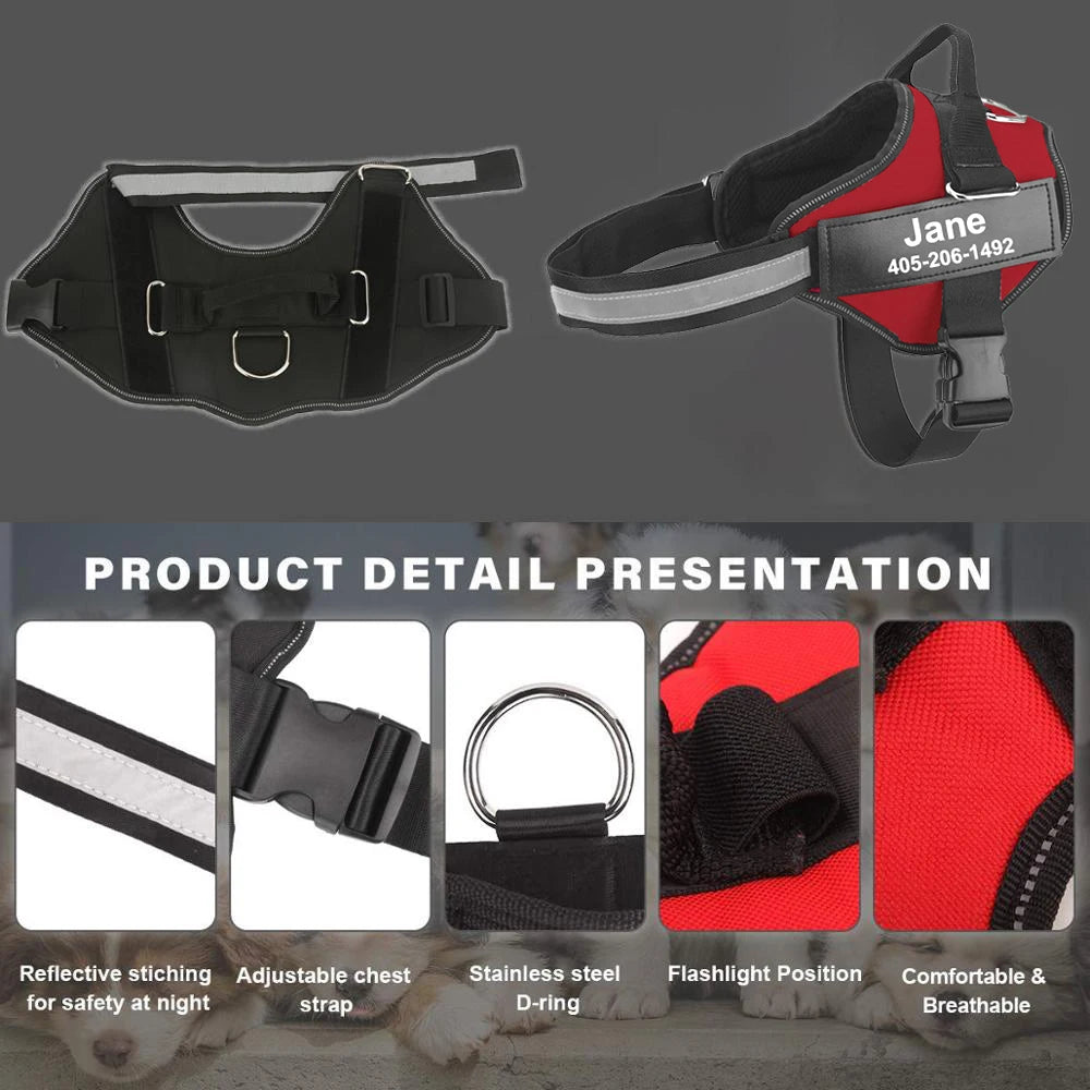 Dog Harness NO PULL Reflective