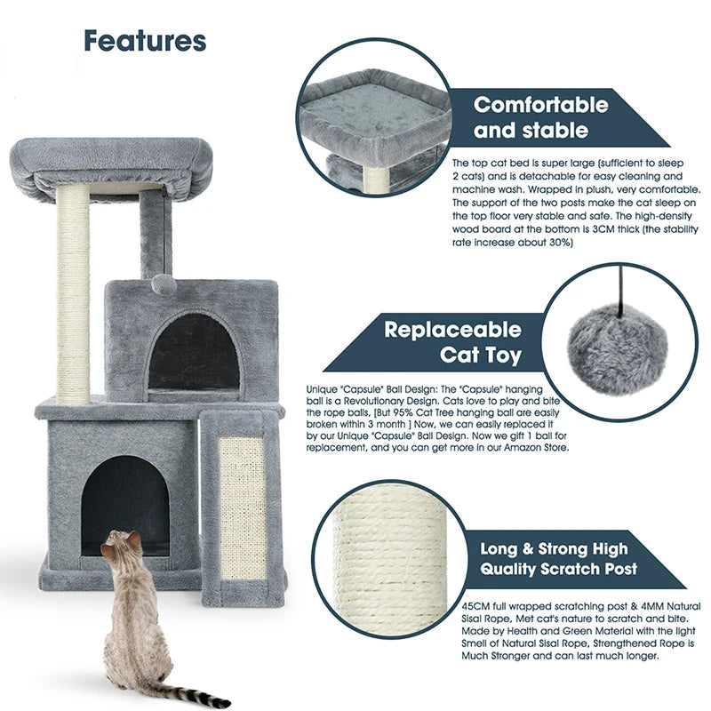 Cat Tree House Condo Playground