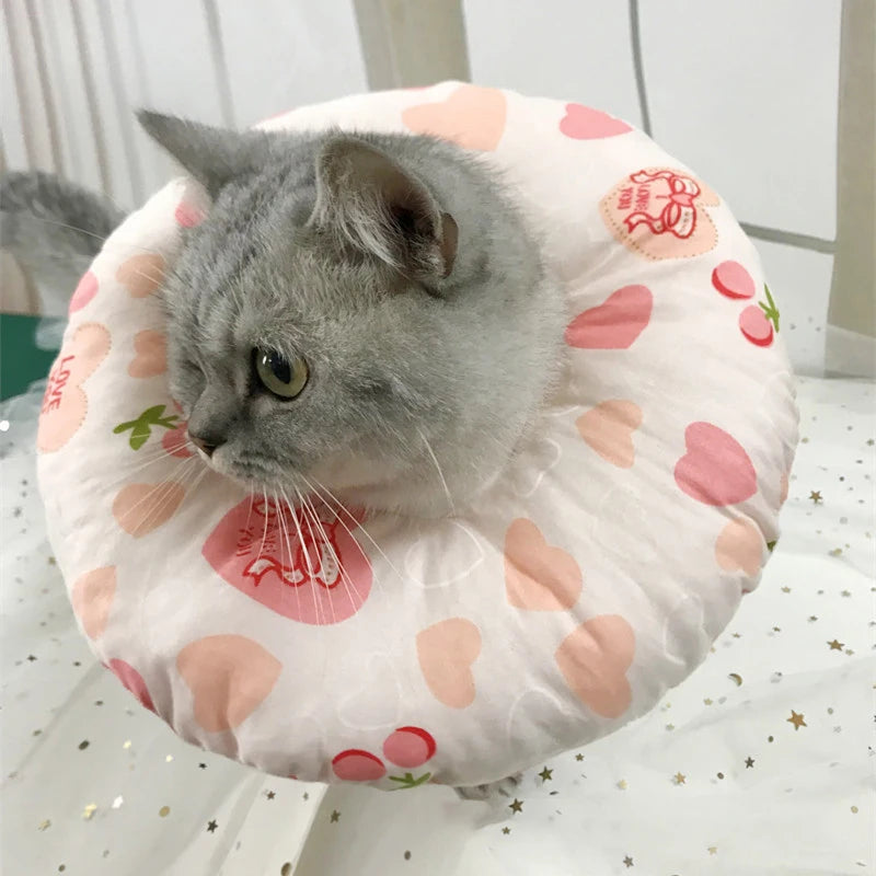 New Pet Cat Dogs Health Recovery Medical Cone E- Collar