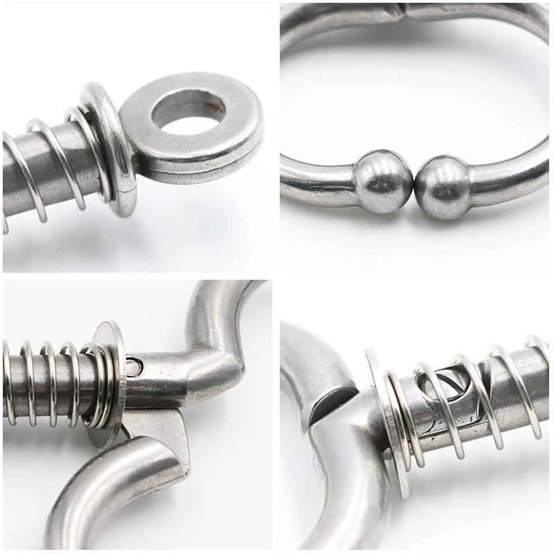 Stainless Steel Automatic Cow Spring Nose Pliers