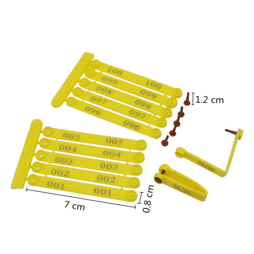 100Pcs/lot Chicken Wings Identification Ring