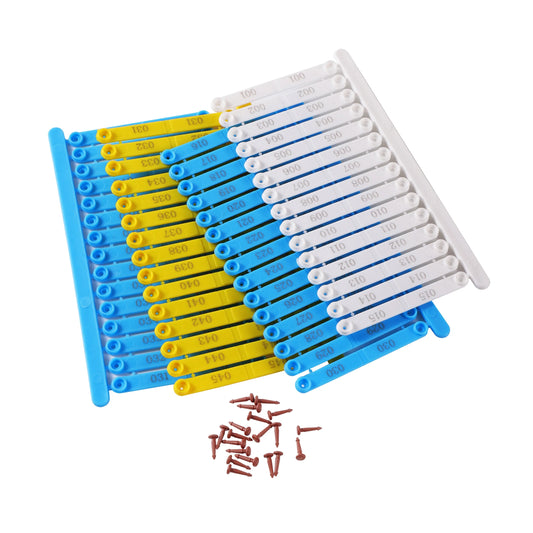 100Pcs/lot Chicken Wings Identification Ring