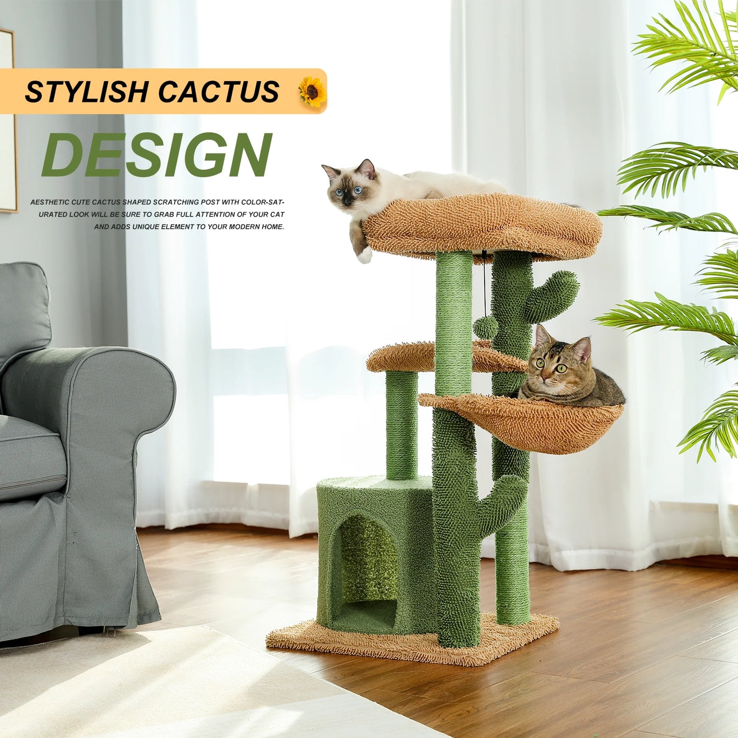 Cat Tree Cactus Cat Tower