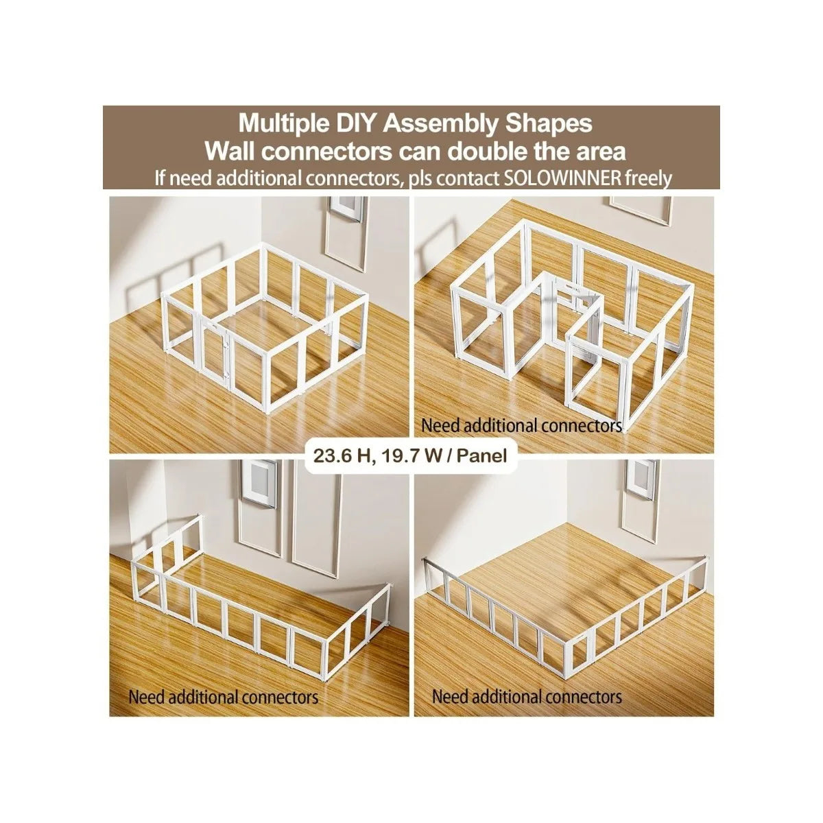 Transparent Pet Playpen