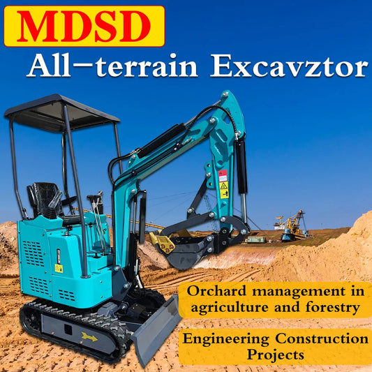 Mini Excavator With Multiple Accessories Available