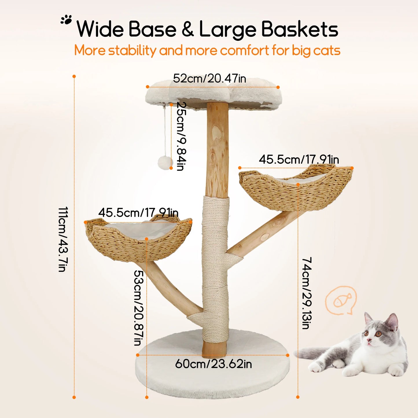 Bingopaw Cat Tree Tower