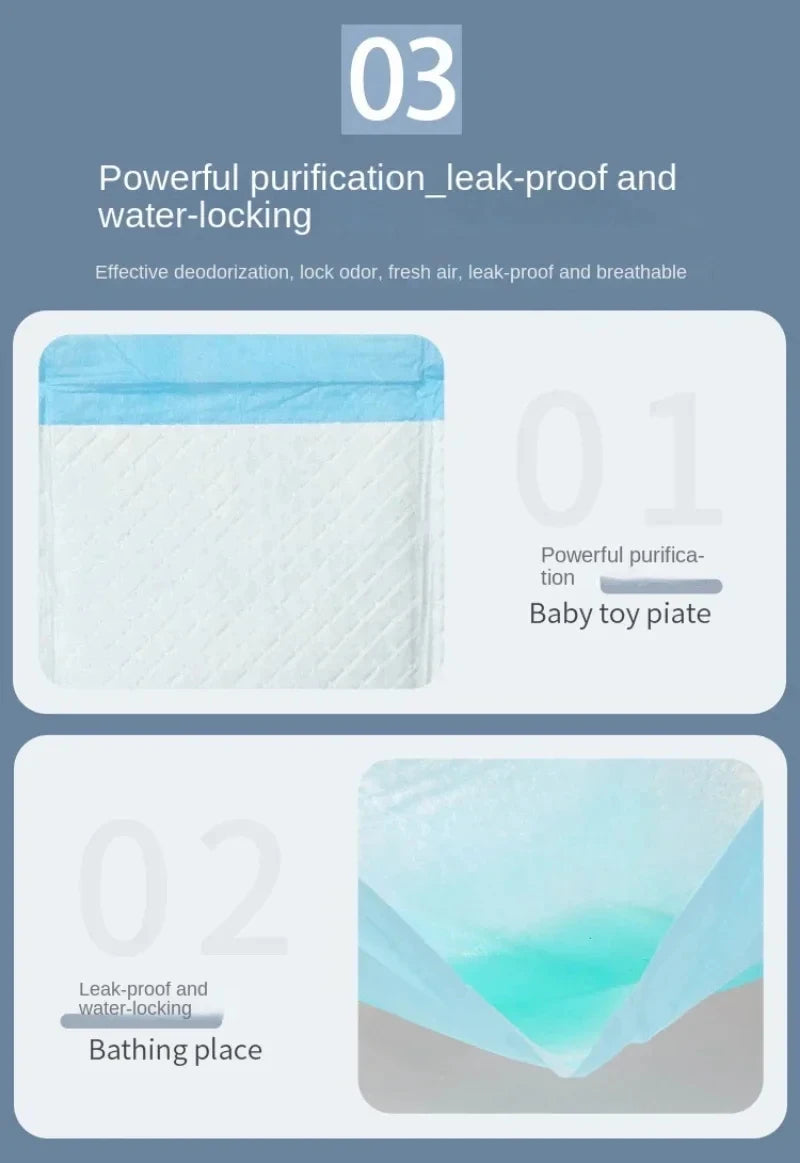 100/50/40/20PCS Pet Diaper Pads