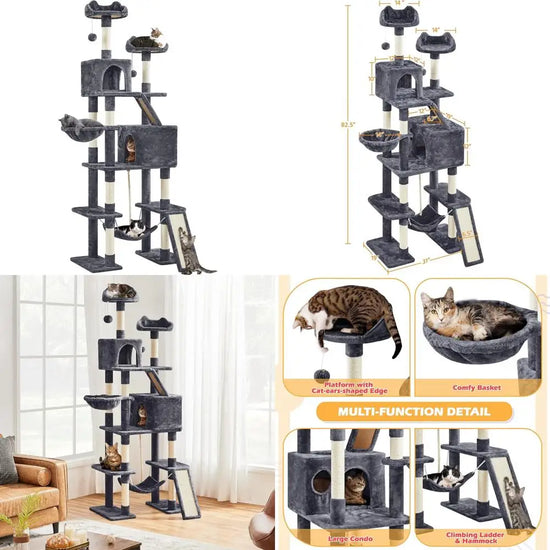 Cat Tower with Hammock