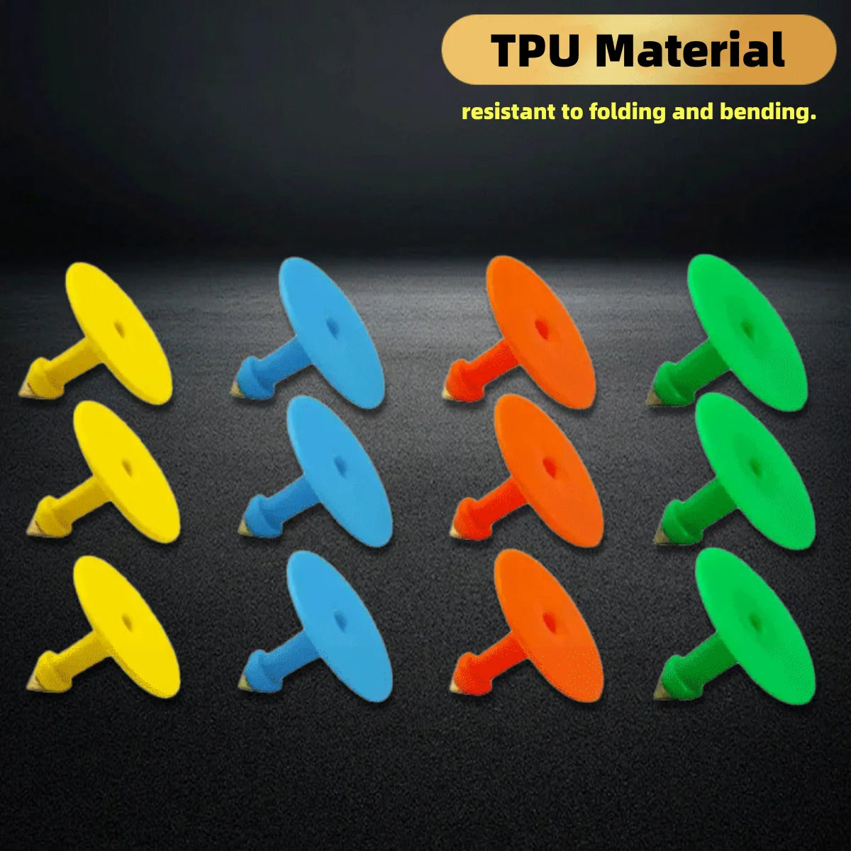 50Pcs Anti-Shedding Sheep Pig Cattle Ear Tag