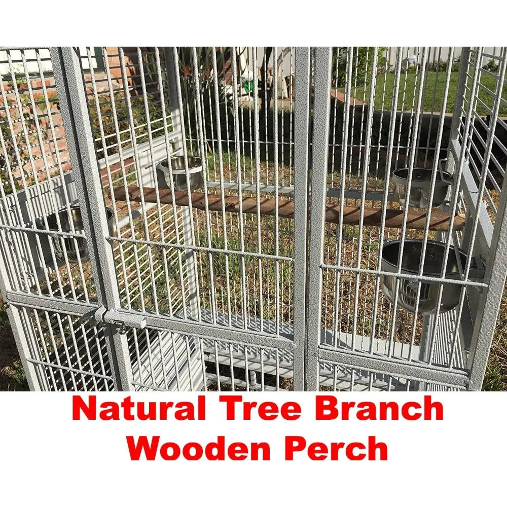 X-Large Double Ladders Open/Close Play Perch Stand