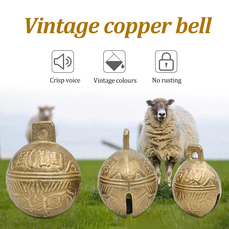 1Pc Sheep Pet Dog Copper Bells