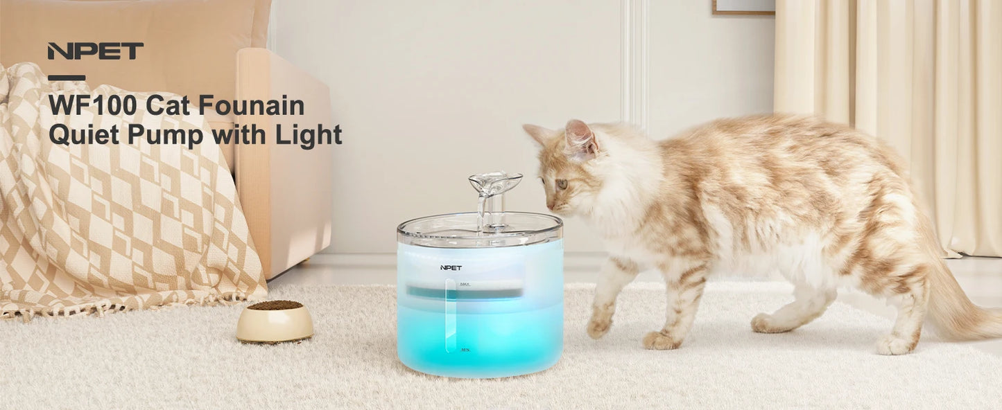 NPET WF100 Cat Water Fountain
